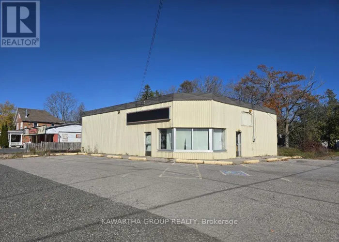 Facade of the former Beer Store in Marmora